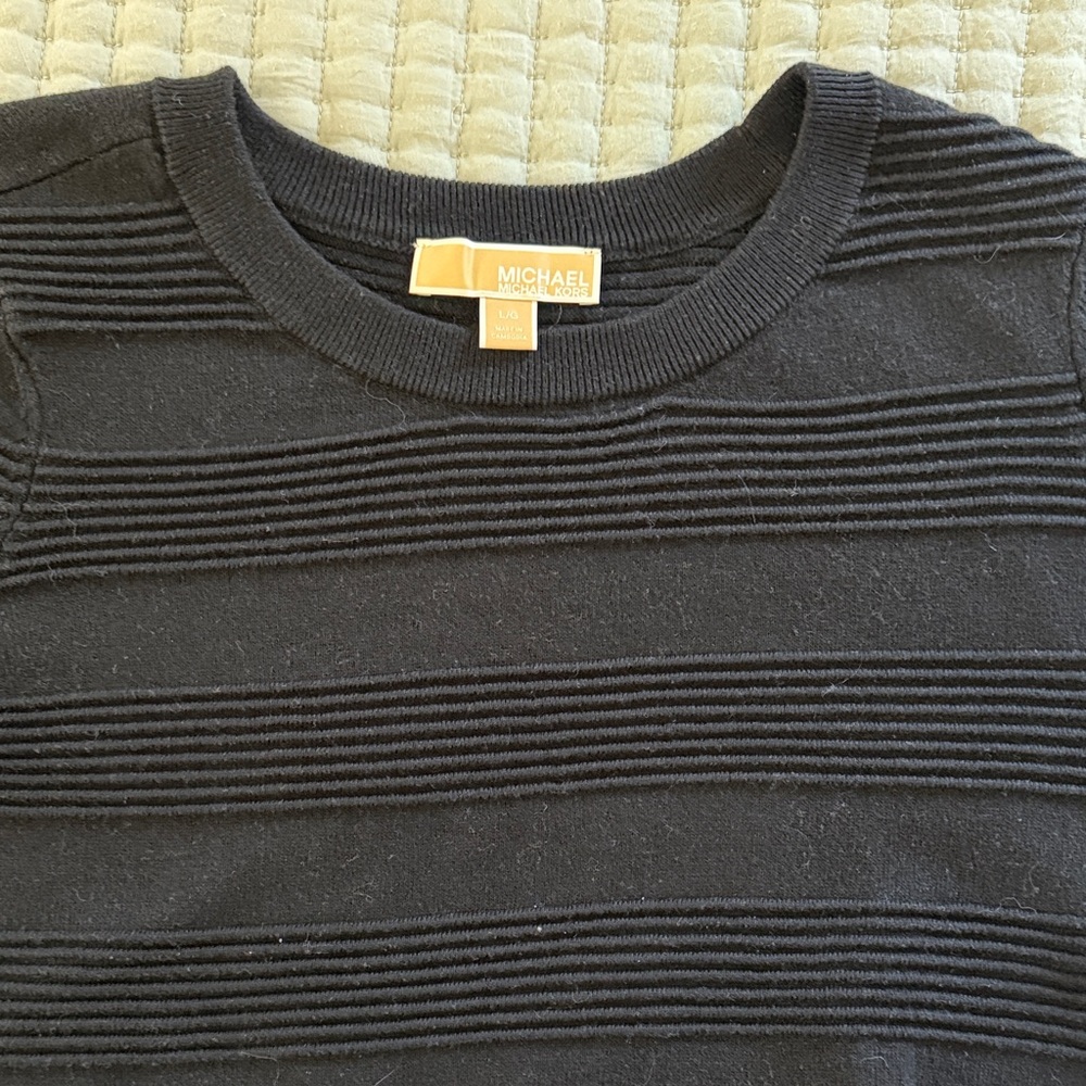 Michael Kors Men's Black Crewneck Sweater